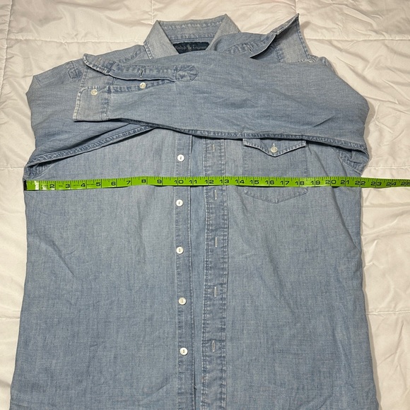 Ralph Lauren Light Blue Casual Button Down Shirt - Picture 7 of 7